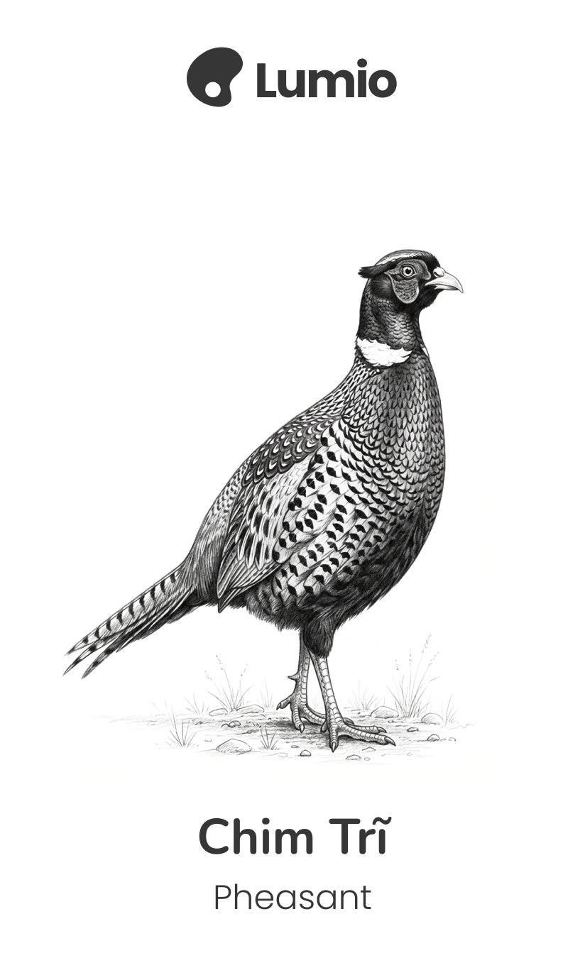 Thẻ Lumio Wild — Gà lôi