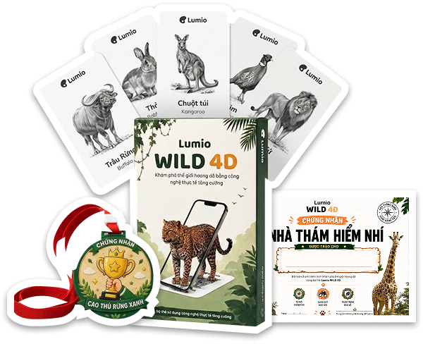 Bộ thẻ Lumio Wild 4D