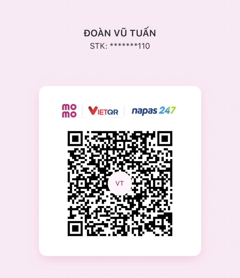 Mã QR thanh toán Momo